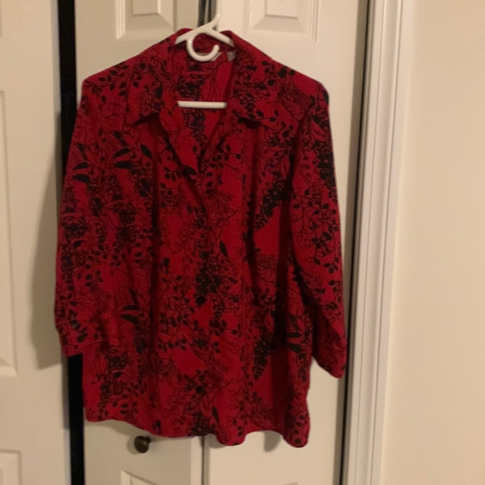 Womens button down blouse
